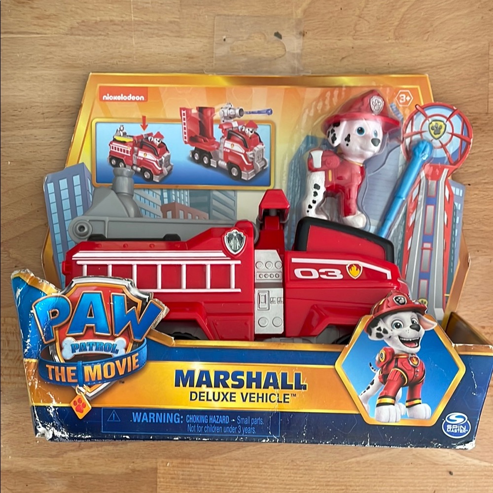 Paw Patrol Red Fire Truck with Transforming Features